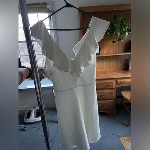 White L Lulus Dress mini flowy